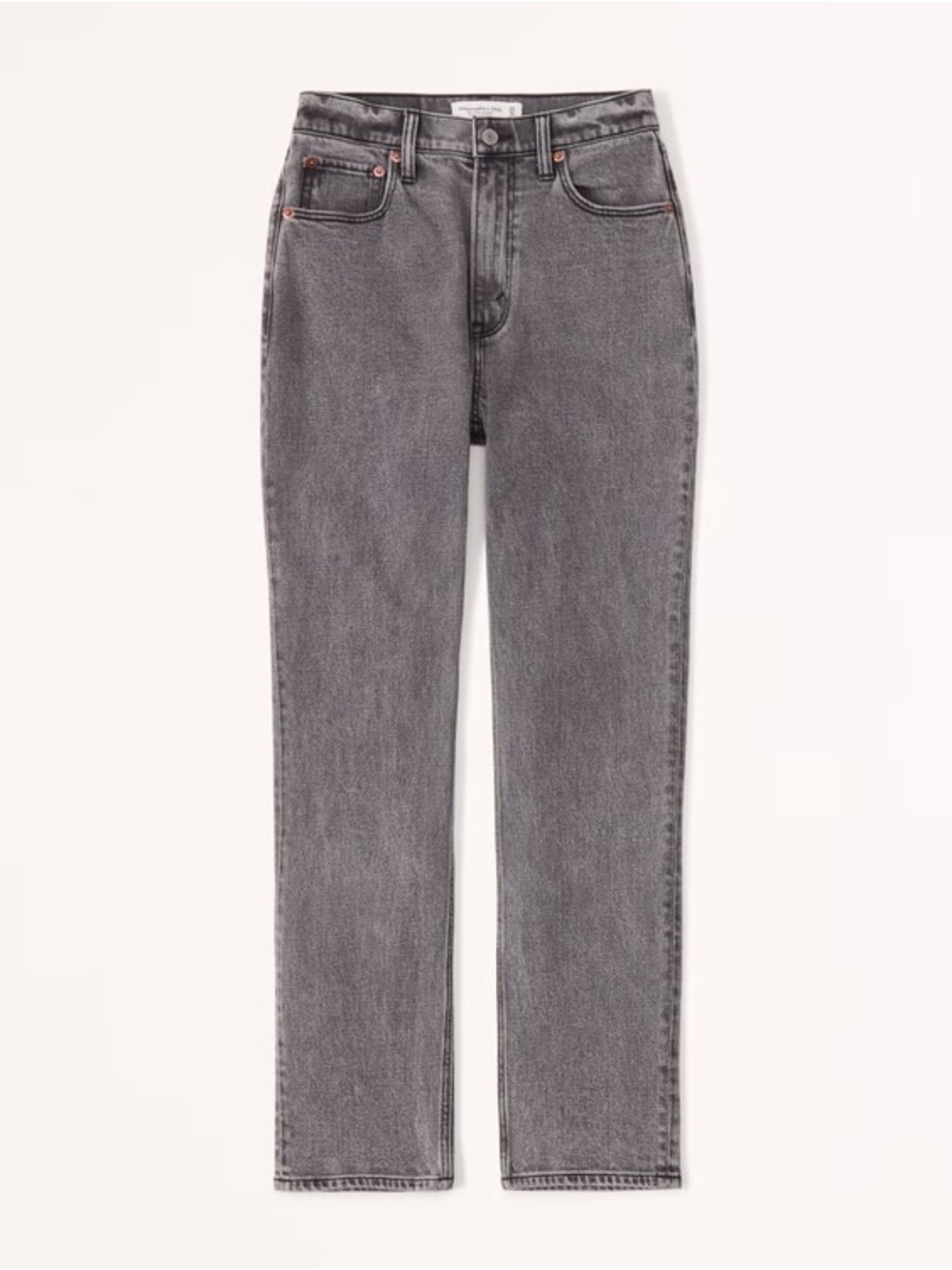 Abercrombie & Fitch The Ankle Straight Ultra high rise Curve Love